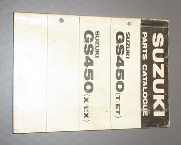 Suzuki GS 450 part list